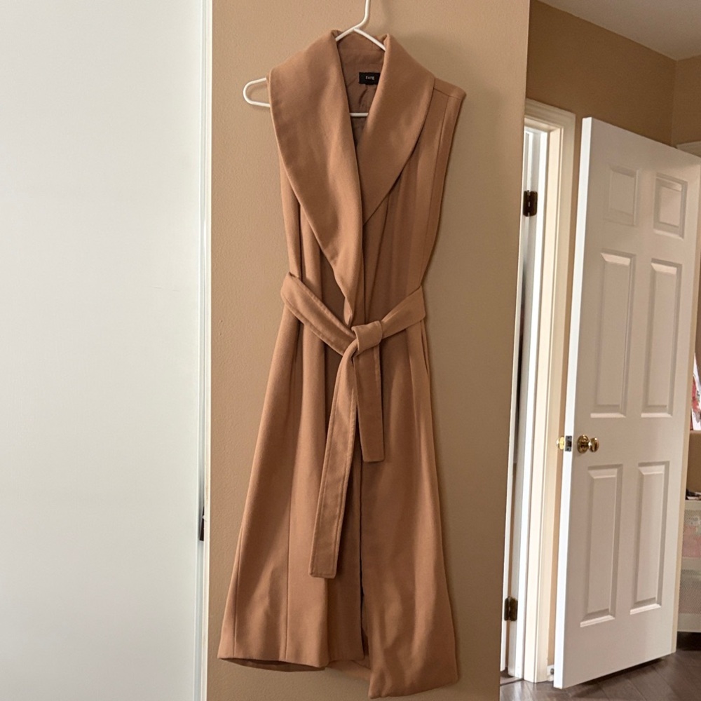 Fate Tan Midi Dress with Belt